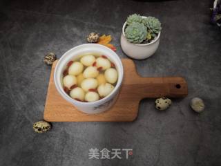 Sweet Wine Quail Eggs recipe