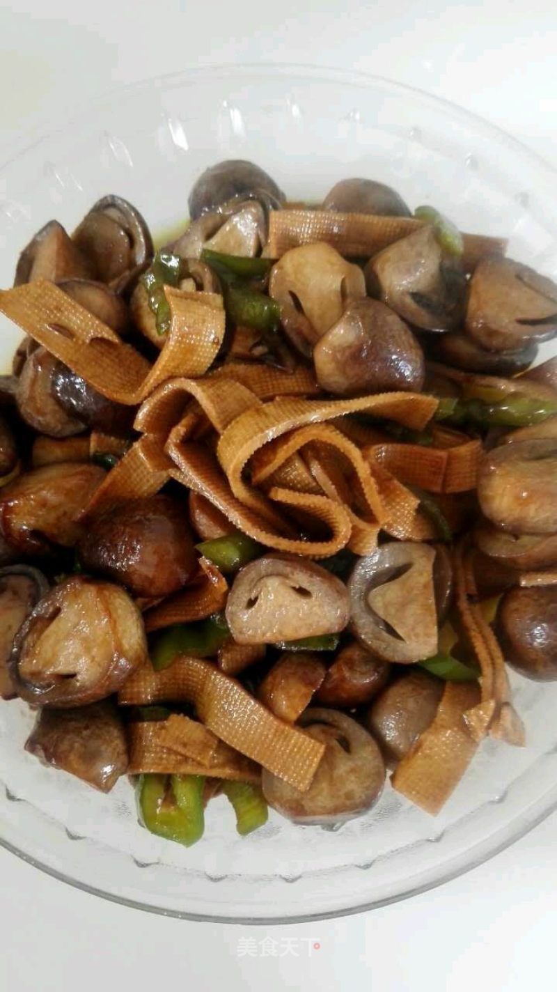 Oyster Sauce and Straw Mushroom Bean Curd recipe