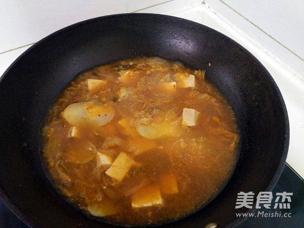 Kimchi Tofu Soup recipe