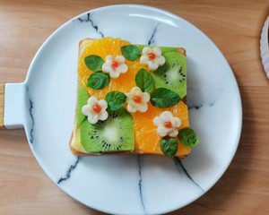 Fancy Fruit Toast ~ Fresh on The Table recipe