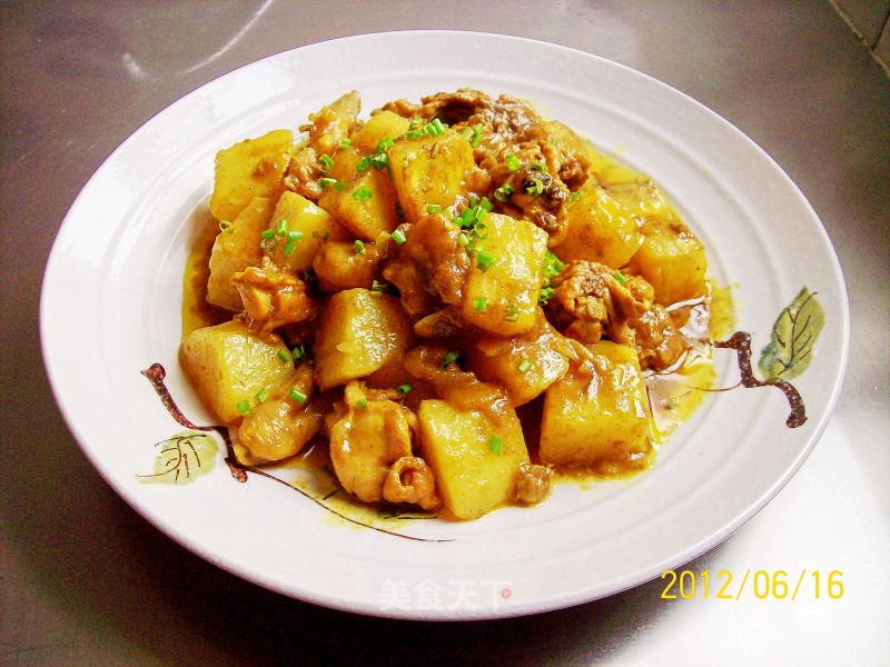 [tiantian Gourmet Boy Chicken] 1#——curry Chicken Pieces and Potatoes recipe