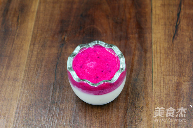 Dragon Fruit Yogurt Jelly recipe