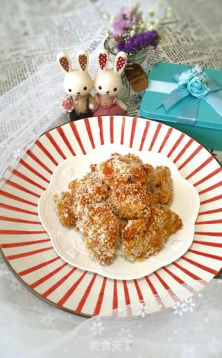 #aca Baking Star Competition# Oil-free Roasted Chicken Rice with Black Pepper recipe