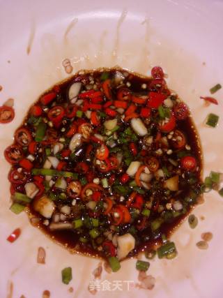 Spicy Fungus with Cold Sauce recipe