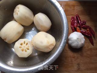 Spicy Fried Lotus Root recipe