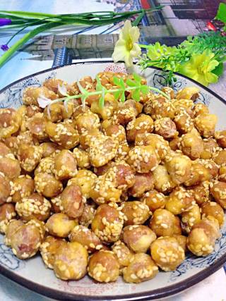 Sesame Peanut Crisp recipe