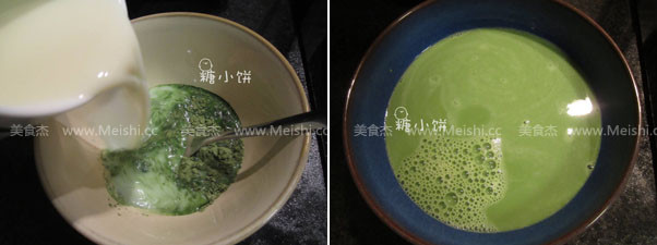 Matcha Soy Milk Pudding recipe
