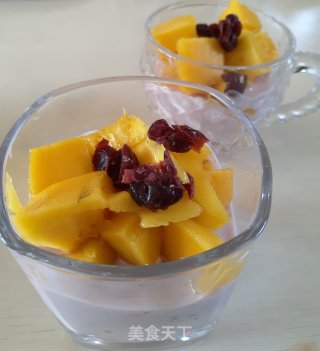 Mango Yogurt Cake Cup recipe