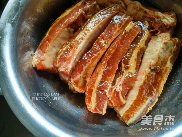 Grilled Ribs with Sauce and Honey Sauce recipe