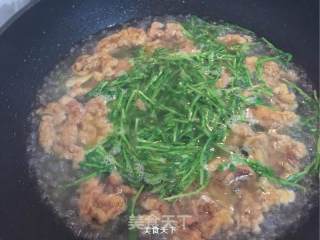 Crispy Meat Bean Sprout Soup recipe