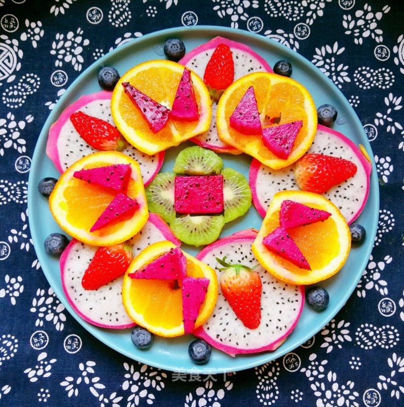 Fruit Plate: Happiness is Like A Flower recipe