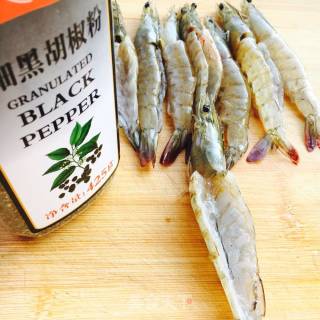 Baked Shrimp with Egg Yolk Cheese recipe