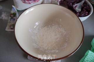 Banana Purple Sweet Potato Sticky Rice Cake recipe