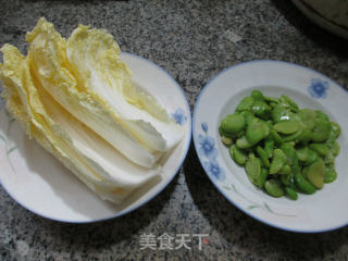 #trust of Beauty#fried Cabbage with Broad Beans recipe