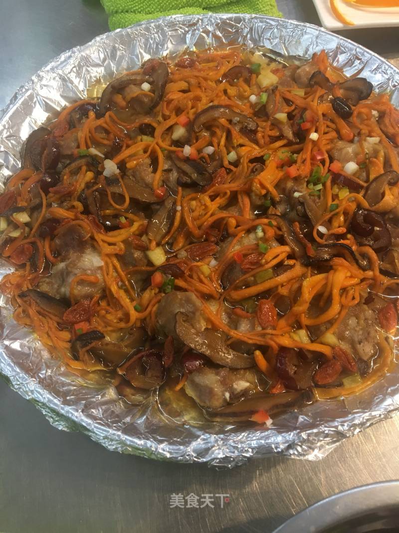 Steamed Spare Ribs with Cordyceps Flower recipe