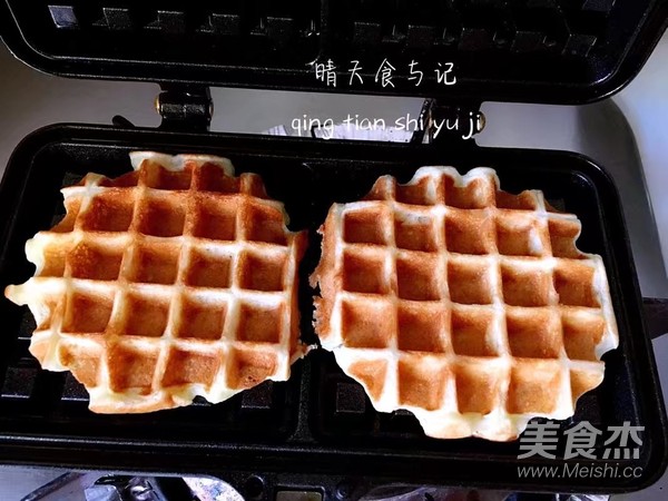 Cake Version Waffles Make Your Breakfast More Gorgeous! recipe