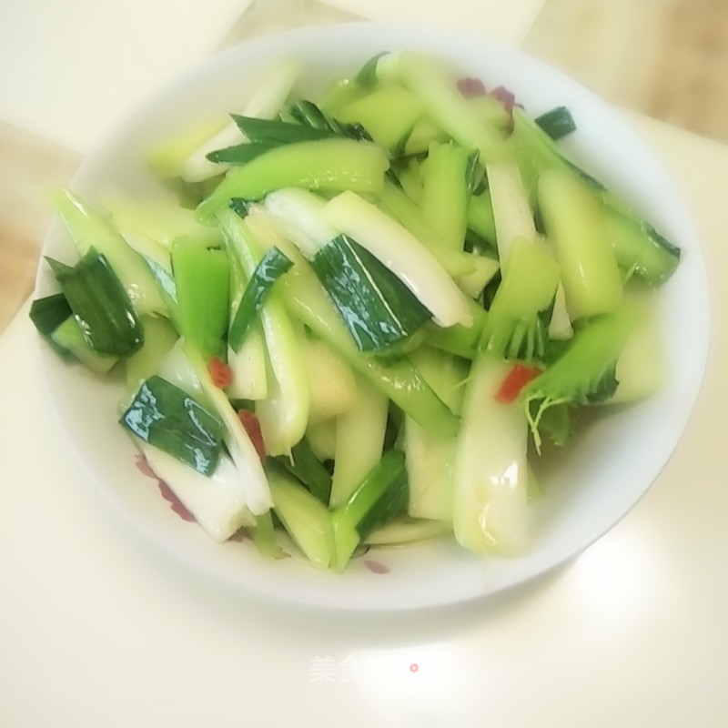 Vegetarian Stir-fried Cabbage Stems