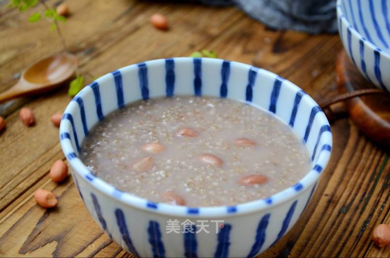 Sesame Black Millet Peanut Congee recipe