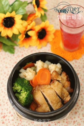 Japanese Style Fried Chicken Rice-made Yoshinoya Taste recipe