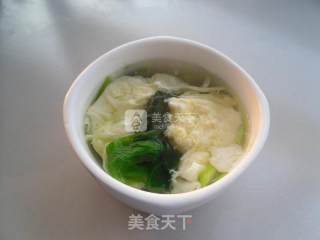 Spinach Leaf Egg Drop Soup recipe