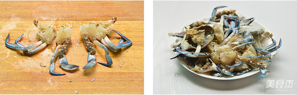 Fried Crab with Green Onion and Ginger recipe