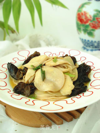 Fried Pleurotus Eryngii with Fungus recipe