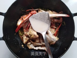 Steamed Crab with Edamame recipe