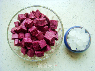 Purple Sweet Potato Nourishing Tremella Soup recipe