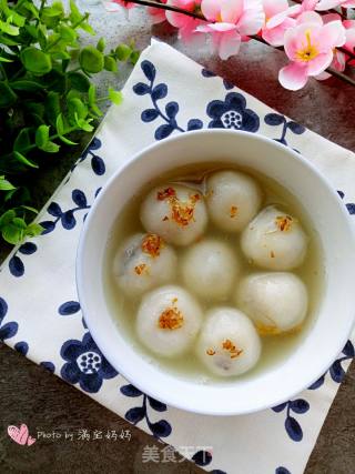 Osmanthus Sauce and Bean Paste Dumplings recipe