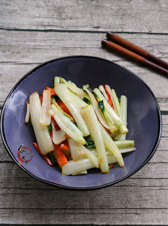 Stir-fried Cabbage Stem recipe