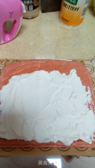 #四session Baking Contest and It's Love to Eat Festival#red Velvet Cream Cake Roll recipe