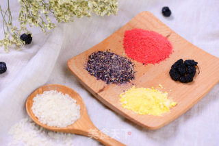 Five-color Fruity Glutinous Rice recipe