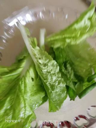 Vermicelli Soup with Green Vegetables and Minced Pork recipe