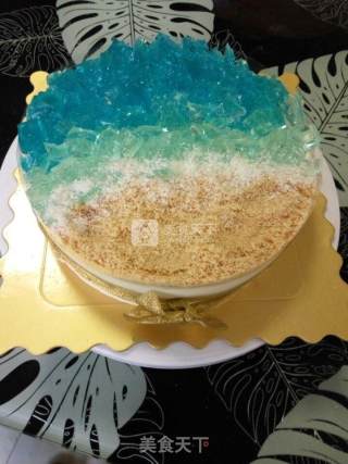 Ocean Yogurt Mousse Cake recipe