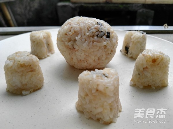 Tuna Pork Floss Rice Ball recipe