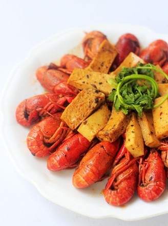 Chiba Tofu Braised Crayfish recipe