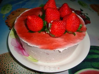 Milk Strawberry Mousse recipe