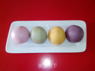 Haocaitou Colorful Glutinous Rice Balls recipe