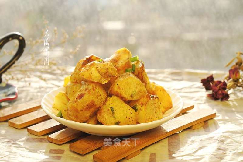 Spicy Cumin Potato Chunks recipe