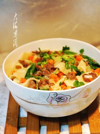 Halal Wide Soup Beef Noodle recipe
