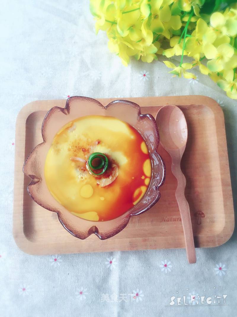 Steamed Egg with Sea Rice recipe