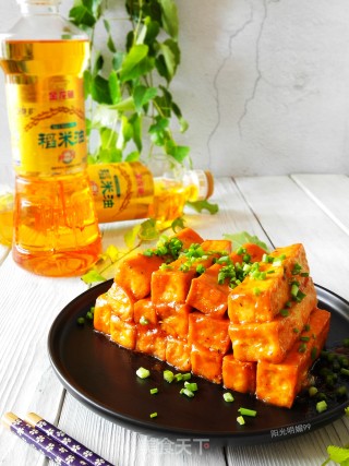 Fried Tofu in Tomato Sauce recipe