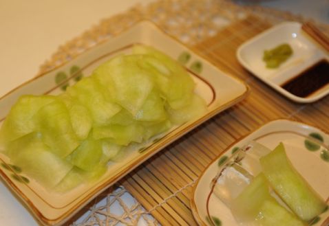 Wasabi Watermelon Rind recipe