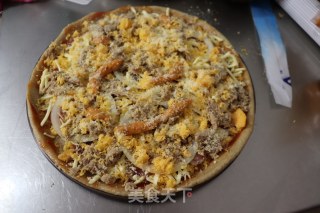 Tuna Sausage Whole Grain Pizza recipe