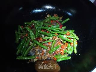 Stir-fried String Beans with Minced Meat recipe