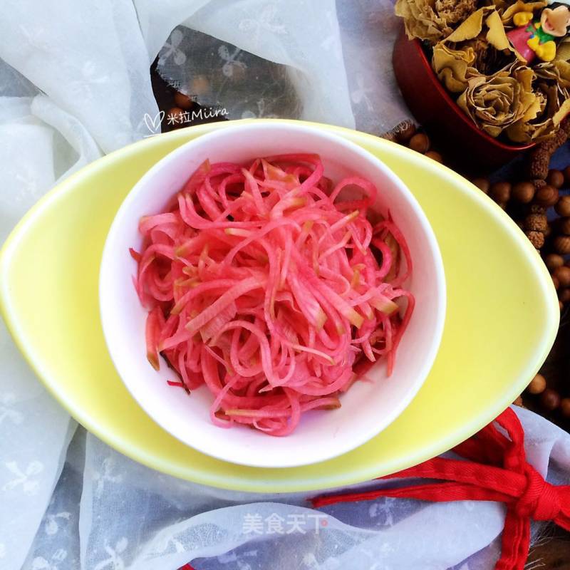 How to Quickly Pickle Shredded Radish recipe