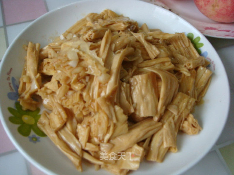 Garlic Oyster Sauce Yuba recipe