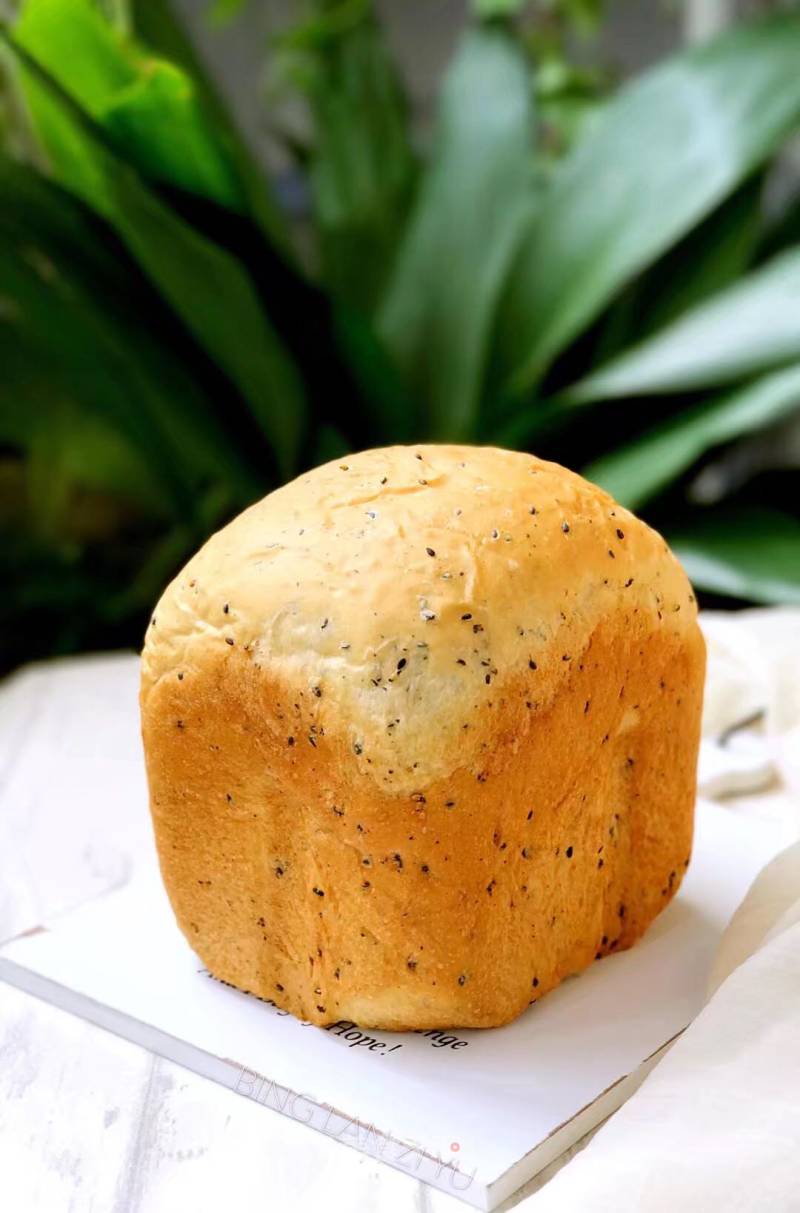 Black Sesame Milk Bread recipe