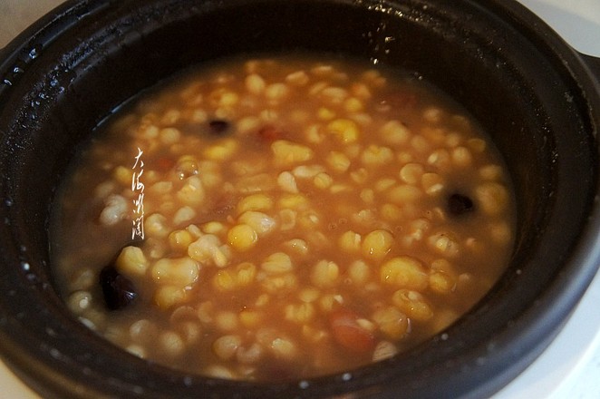 Ballast Congee with Salted Goose Eggs recipe