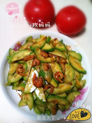 Cucumber with Sea Rice recipe